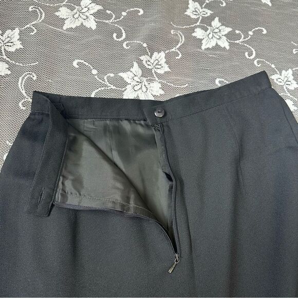 Vintage 80’s Louis Feraud Black Pencil Skirt - Picture 7 of 12